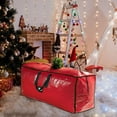thumbnail image 1 of HLONK Christmas Decor Christmas Storage Rack Spacious Under Bed Holiday Wrapping Paper Container Good For Gift Wrapping Ribbons Bows Wrapping Supplies Etc, 1 of 7