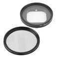 thumbnail image 3 of Adaptador De Filtro UV, Marco De aleación De Aluminio Vidrio óptico Kit De Filtro De Cámara De Acción De 52 Mm Instalación Rápida Ajuste Perfecto Para 10 Negro Para, 3 of 7
