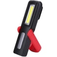 thumbnail image 1 of DAMAIE COB LED Portable Light USB Rechargeable COB Work Light Multifunction Flashlight With Hanging Hook, Magnetic Holders for Auto Repair, Camping, Emergency (Red), 1 of 5