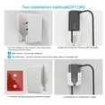 thumbnail image 3 of Ethernet Adapter Mount, Internet Kit Wall Mount Holder Solid Construction Long Life  for Home, 3 of 7