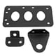 thumbnail image 3 of Kit de soporte de luz de freno universal para motocicleta, soporte de placa de matrícula de montaje lateral de repuesto para Fatboy Iron 883 negro, 3 of 14