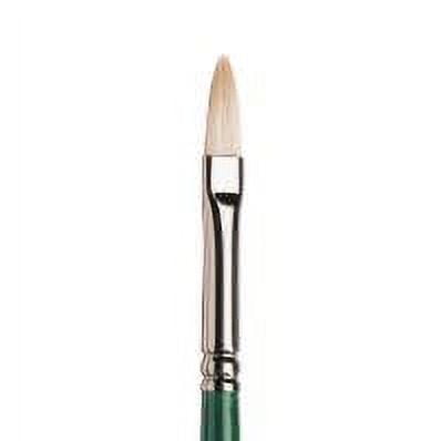 Winsor & Newton Winton Brush, Long Handle, Filbert, 3