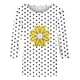 thumbnail image 2 of Camisetas Casuales de las Mujeres de Moda Impresa 3/4 Mangas Blusa Cuello Redondo para el Hogar Y Diario, 2 of 4