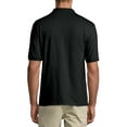 thumbnail image 2 of Hanes Men's EcoSmart Short Sleeve Jersey Polo Shirt, up to Size 6XL, 2 of 6