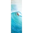 thumbnail image 3 of Surfeur au Milieu de la Vague - Toile 16"x48 Pouces - Impression à la Demande, 3 of 5