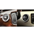 thumbnail image 4 of Lefu Black Carbon Fiber Engine Start Stop Button Ring Trim for BMW E90 E92 E93, 4 of 10