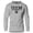 Sport Grey, variant on GYMISH "IRON ADDICT" Lightweight Long Sleeve Hooded T-Shirt for Men – Funny Gym Hoodie, Bodybuilding & Fitness Training Shirt