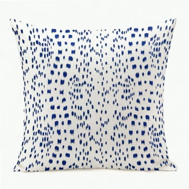 Blue Touches Modern Decorative Pillow Cover - 18"X18"