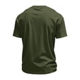 thumbnail image 5 of Kopltyrfg 4th of July Shirts for Men USA American Flag T-Shirt Memorial Day Patriotic Casual Crew Neck Short Sleeve Tee Tops Army Green L, 5 of 5