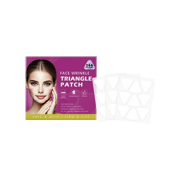 HHBEAUTY Anti Wrinkle Forehead and Facial Wrinkle Patches: Anti Wrinkle Patches Overnight - Smile Line Pathces - Facial Wrinkle Patche for Forehead, Smile Line, Under Eye 144 Pcs