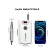 thumbnail image 2 of Portable Electric Nail Drill 30000RPM Wireless Rechargeable For Acrylic Removal Polish Salon Home Kit White, 2 of 5