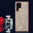 thumbnail image 2 of Compatible with Galaxy S22 Ultra Diamond Case Cute Bling Glitter Rhinestone Crystal Shiny Sparkle Protective Electroplate Plating Bumper Luxury Fashion Protection Cover for Women Grils, 2 of 13