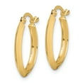 thumbnail image 2 of Primal Gold 14 Karat Yellow Gold Hoop Earrings, 2 of 5