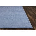thumbnail image 4 of Twist 5' x 8' Chevron Blue Off White Hand Woven Area Rug, 4 of 5