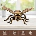 thumbnail image 4 of Raindrops Brass Bee Decorative Object Golden 1Pcs 1.9x1.3x0.6in, 4 of 6