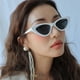 thumbnail image 2 of Hip Hop Cat Eye Triangle Sunglasses Ladies Fashion Retro Glasses Tikipangjing, 2 of 4