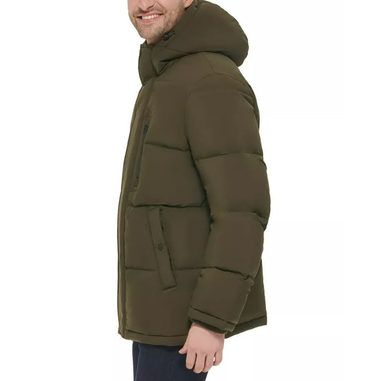 Cole haan fur sales lined puffer coat