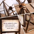 thumbnail image 4 of Cadre Photo pour Famille, Grande Roue - Cadre Photo Moulin à Vent Rotatif, Décoration Maison, Cadeau - style Grande Roue Détachable (Marron Rétro), 4 of 6