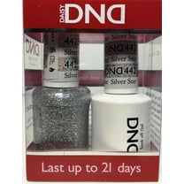 DND Nail Polish Gel & Matching Lacquer Set (442 - Silver Star)