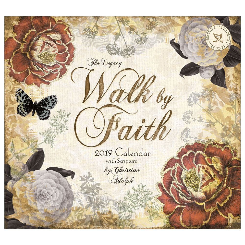 2019 Walk by Faith Mini Wall Calendar, Bible by Legacy Publishing Group