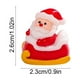 thumbnail image 3 of Adornos navideños y decoraciones de paisajes nevados, figuritas de plástico festivas en rojo con diseños alegres, perfectas para árbol navideño y decoración del hogar, pack de 2, 3 of 6