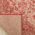 thumbnail image 4 of SAFAVIEH Linden Dania Medallion Indoor/Outdoor Area Rug, Red/Creme, 4' x 4' Square, 4 of 8