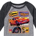 thumbnail image 3 of Disney Cars - Lightning McQueen Best Trophies - Toddler & Youth Raglan Graphic T-Shirt, 3 of 4