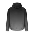 thumbnail image 4 of Xcmzpl Big and Tall Graphic Hoodies for Men Fall Winter Long Sleeve Fleece Hooded Sweatshirts Fashion Gradient Pullover Tops with Pockets, 4 of 5