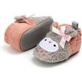 thumbnail image 3 of Newborn Baby Cozy Fleece Booties with Grippers Winter Slippers Socks Soft Sole Stay On Infant First Walker Crib Shoes, 3 of 6