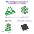 thumbnail image 2 of Rueda giratoria Fidget Toy Samilalago, 6 brazos, metal, 2 of 9