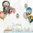 thumbnail image 7 of 50-Piece Happy Birthday Aluminum Foil Balloons - Colorful Helium Mylar Balloon Set for Birthday Party Decorations and Photo Props, 7 of 7