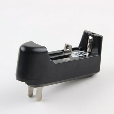Universal Cell Phone Battery Charger - Universal Single Slot Battery Charger for 3.7V 18650 16340 14500 Li-ion Rechargeable Battery