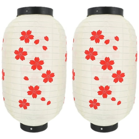 

2Pcs Decorative Party Lantern Decorative Cloth Lantern Japanese Lantern Model Cloth Lantern Ornament