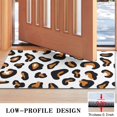thumbnail image 3 of Black and Orange Of Leopard Print Door Rugs,Washable Non Slip Door Mats Indoor,Decorative Door Mats,Entry Mat Indoor for Entrance,Bedroom,Kitchen,Bathroom,17"x30", 3 of 6