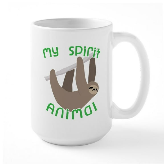 CafePress - My Spirit Animal - 15 oz Ceramic Large White Novelty Mug