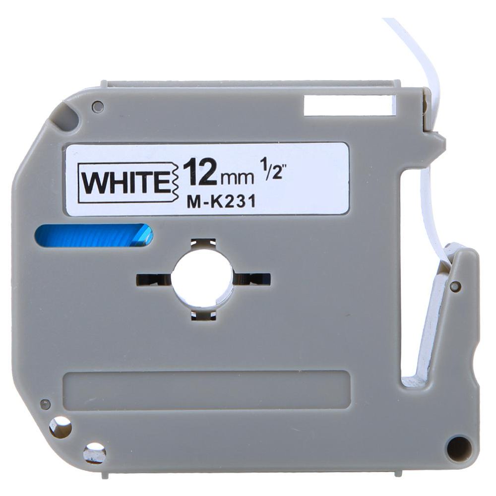 Mgaxyff 12mm Label Tape PET Accessories Fit for Brother Label Printer