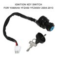 thumbnail image 2 of Ignition Key Switch for YAMAHA YFZ450 YFZ450V 2004-2013, 2 of 8