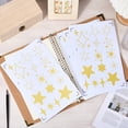 thumbnail image 3 of 6 Sheets Star Wall Decal Peel and Stick PVC Plastic Gold Sparkle Star Stickers Wall Art Removable DIY Adhesive Mirror Sticker Mural, 3 of 5