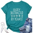 thumbnail image 2 of LUOGENLI T-shirts pour Femmes Décontracté et à la Mode Été Imprimé Anglais Sans Manches Col Rond Gilet T-shirts Manches Courtes Haut T-shirts pour Femmes Graphique Tee Saint-Valentin Vert Menthe TTTG, 2 of 3