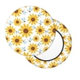 thumbnail image 2 of Disketp Sunflowers Funda Redonda para Taburete, Funda de Cojín para Silla de Bar Suave y Elástica-14 inch, 2 of 7