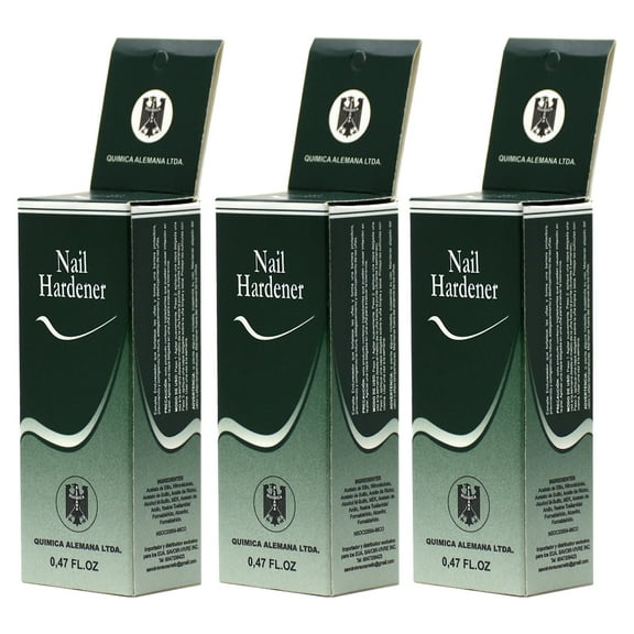 Quimica alemana Nail Hardner 0.47oz 3pack