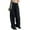 Black, variant on Dvprdro Fashion Womens Wide Leg Sports Pants Casual Color Block Loose Straight Trousers Trendy Leisure Pants with Pockets