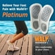 thumbnail image 2 of Plantillas Ortopédicas WalkFit Platinum Gris Alivio Fascitis Plantar para Mujer, 2 of 8