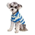 thumbnail image 2 of Dog Shirt Vest Lightweight Stretchy Dog T-Shirts Soft Cool Shirts Sleeve Stripe Vests Breathable Clothes for Puppy Kitty Cats Small Medium Large Dogs(Blue,XL), 2 of 6
