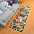 thumbnail image 5 of Ryvnso Colorful Flower Hallway Runner Rugs Floor Carpet Non Slip Entryway Mat 2' x 6', 5 of 7