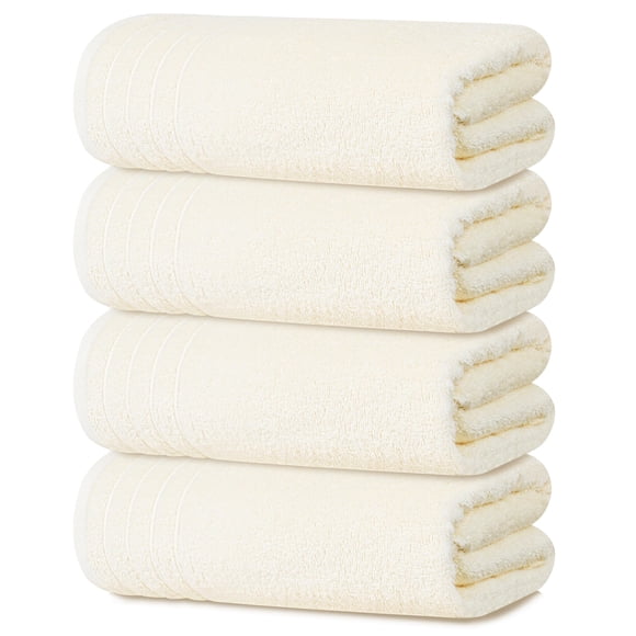 Toallas de baño Tens Toallas extra grandes, 100% algodón, paquete de 4