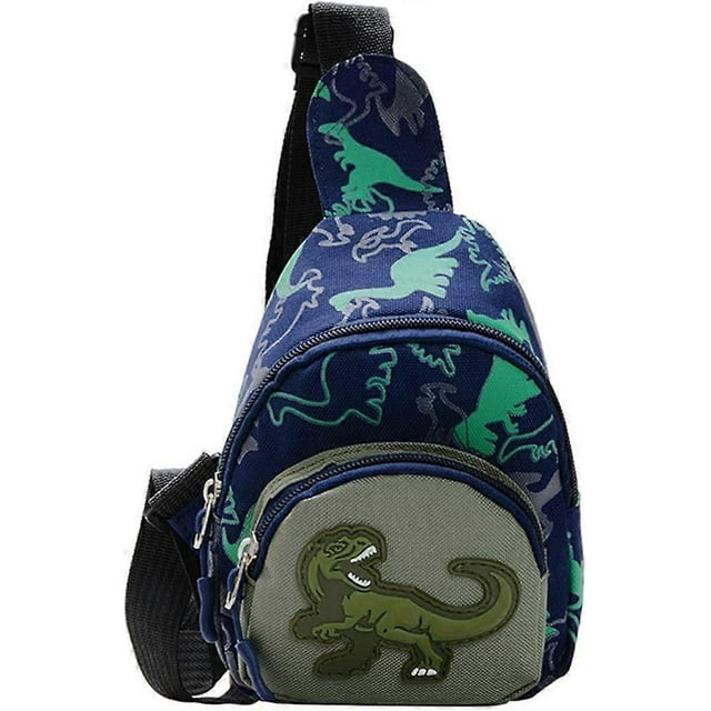 Canvas Bag with Leather Handles Shoulder Bag, Crossbody Bag for Kids, Cartoon Backpack