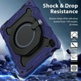 thumbnail image 5 of Case for iPad 10th Generation 10.9 inch for Kids Women Men with Screen Protector,360 Kickstand & Handle,Shoulder Strap,Heavy Duty Military Grade Shockproof iPad Case 10th Generation, 5 of 6