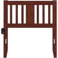 thumbnail image 3 of Pemberly Row Solid Wood Twin Spindle Headboard with USB Turbo Charger in Walnut, 3 of 6