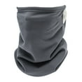 thumbnail image 1 of Plush Hanging Ear Bib Dual Use Outdoor Color Set Head Half Spliced Fluffy Bib Cover Neckerchief winter gloves Gray, 1 of 2